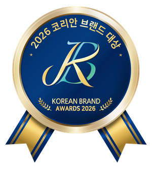 코리안 브랜드 대상 리본 엠블럼