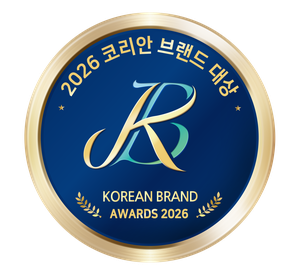 코리안 브랜드 대상 원형 엠블럼