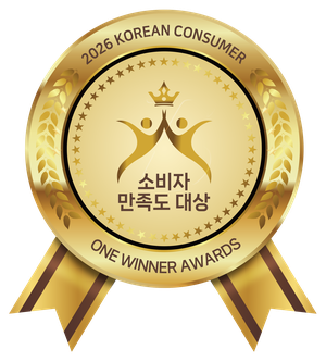 소비자 만족도 대상 리본 엠블럼